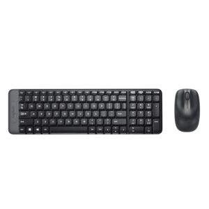Logitech MK220 Compact Wireless Keyboard and Mouse Combo.