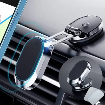 AtQHpV6Ucn3BbHguKGPlxkqmaF8A2YIWFNyBv0N8.webp 360 Degree Rotating Magnetic Car Phone Holder | Metal Folding Car Phone Holder | New Alloy Folding Magnetic Car Phone Holder (Pack of 1) ( default, Standard ).