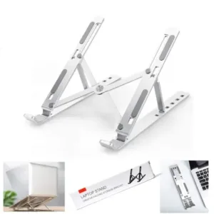 Laptop Stand for Desk | Metal Portable Laptop Stand, with 6 Adjustable Angles | Laptop Riser, Phone, and Tablet Stand | Compatible for All Laptop ( default, Standard ).