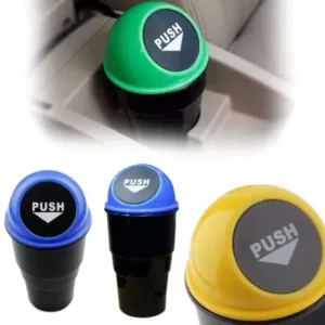 Car Dustbin / Mini Car Trash Bin / Car Ashtray ( default, Standard ).