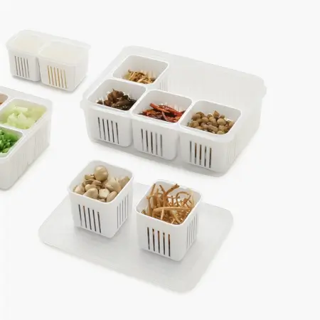Lq34a9XWIOypn0A0EVWzHkGRstYCEjtGwoKcnp4W.webp Fridge Storage Boxes Freezer Storage Containers, Container for Kitchen Storage Set, Storage in Kitchen, Vegetable Storage, Draining Crisper Refrigerator Food Box (1 Pc) ( default, Standard ).