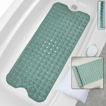 SKMrhMVuBLFS5ch6ghQJ6hb3MLBIpMHYPxRABvSn.webp Non-Slip Suction Cup Bath Mat (1 Pc, 100x40 Cm) ( default, OS )