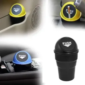 Car Dustbin / Mini Car Trash Bin / Car Ashtray ( default, Standard ).