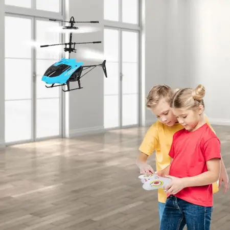 YuDHEkDYYmYNcTwKJN1FXJ1buhSN4eSoulBdpdSR.webp Remote Control Helicopter for Kids USB Rechargeable with Sensor & Auto Take-Off (Pack of 1) ( default, Standard ).