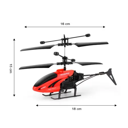 hEtE3whHs7pfapS42vdY2wcRtx1JU1IkIDcGp4FG.webp Remote Control Helicopter for Kids USB Rechargeable with Sensor & Auto Take-Off (Pack of 1) ( default, Standard ).