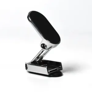 360 Degree Rotating Magnetic Car Phone Holder | Metal Folding Car Phone Holder | New Alloy Folding Magnetic Car Phone Holder (Pack of 1) ( default, Standard ).