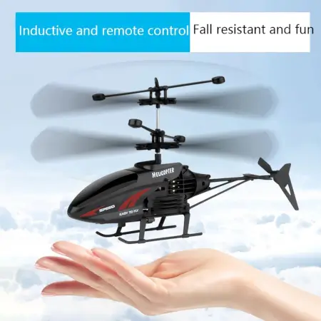 jfytsHNDdBNltmTL7TjE4nLAu2SSRtOqtNBgK4Si.webp Remote Control Helicopter for Kids USB Rechargeable with Sensor & Auto Take-Off (Pack of 1) ( default, Standard ).