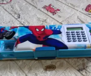 Cartoon Multi-functional Geometry Box with Calculator & Double Sharpener ( default, Standard ).