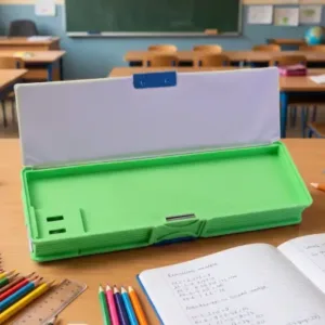Kids Pencil Box with Built-in Sharpener | Cute Dinosaur Pencil Case | Multipurpose Stationery Organizer for School Boys & Girls ( default, OS )
