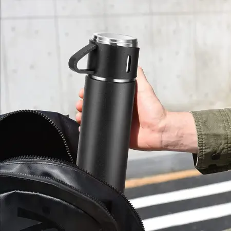 rOqysY0lErBt8TJm3kkvftQ5S06RLVWAuV958N70.webp Stainless Steel Vacuum Flask Set with 3 Steel Cups Combo for Coffee Hot Drink and Cold Water Flask Ideal Gifting Travel Friendly Latest Flask Bottle. (500ml) ( default, Standard ).