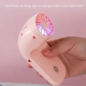 Portable Mobile Phone Holder Fan Personal Fan Multi- Function Fan Handheld Charging Fan (Battery Not Include) ( default, Standard ).