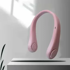Portable Neck Fan – Hands Free Bladeless USB Rechargeable 360° Cooling Wearable Neck Fan ( default, Standard )